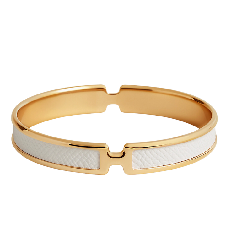 Amara Classique Bracelet | White & Gold