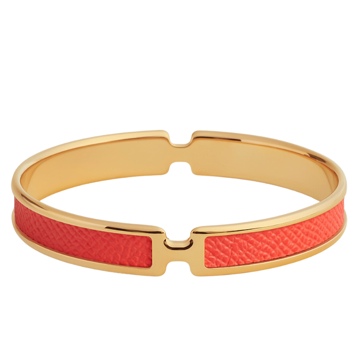 Amara Classique Bracelet | Orange & Gold