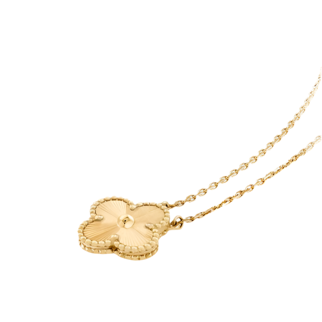 Fortune Clover Necklace | Gold