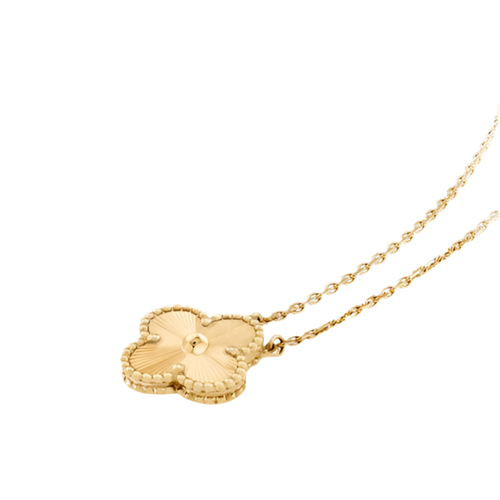 Fortune Clover Necklace | Gold