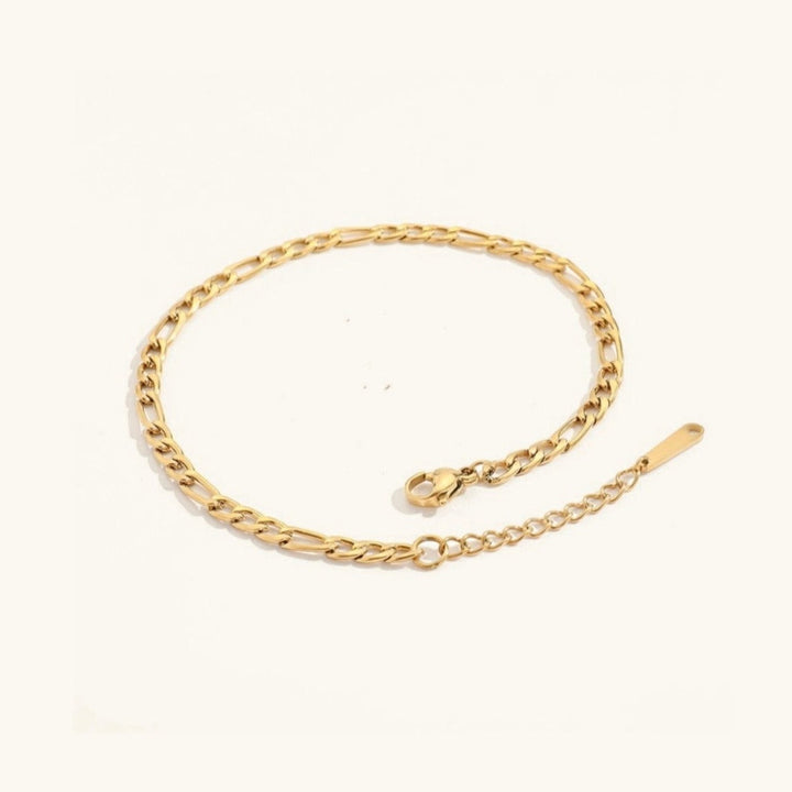 Solara Pearl Anklet | Gold