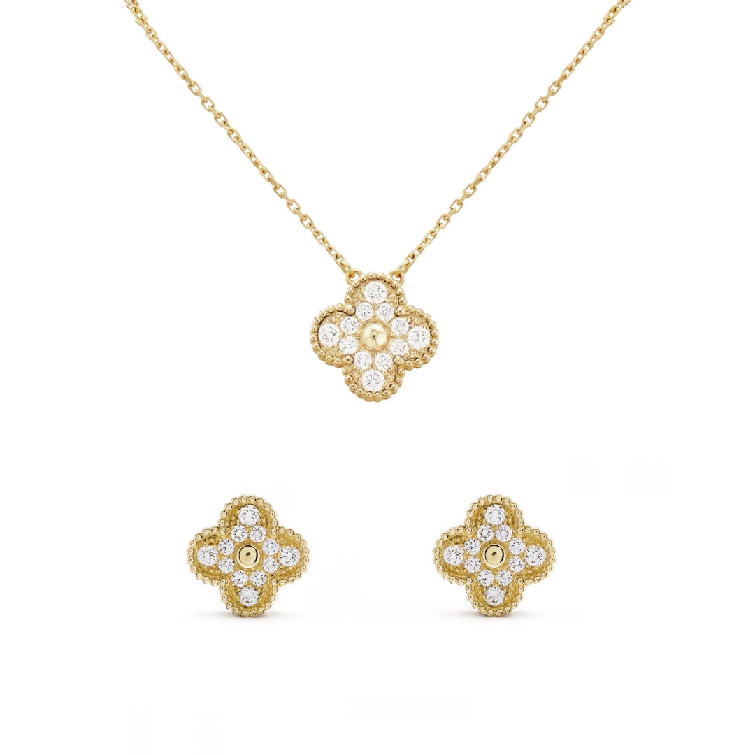 Seoul Gold | Clover Diamond Set