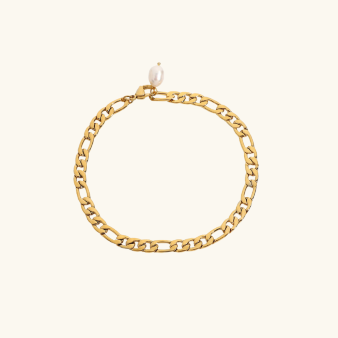 Elara Anklet | Gold