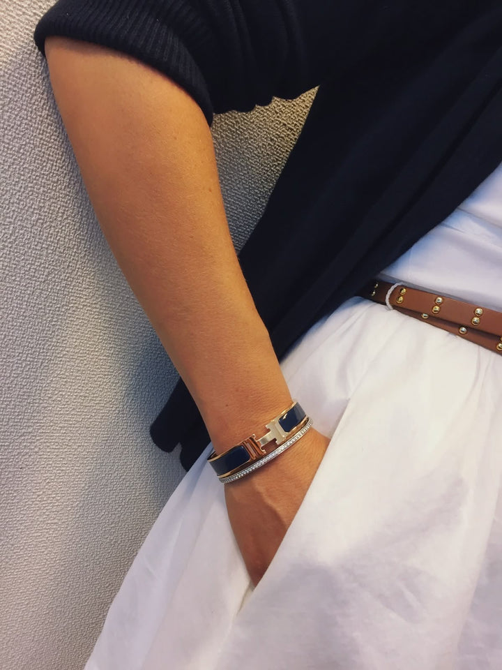 Amara Royale Bracelet | Black & Gold