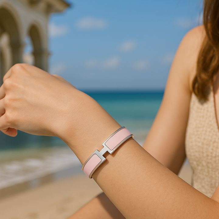 Amara Royale Bracelet | Pink & Silver