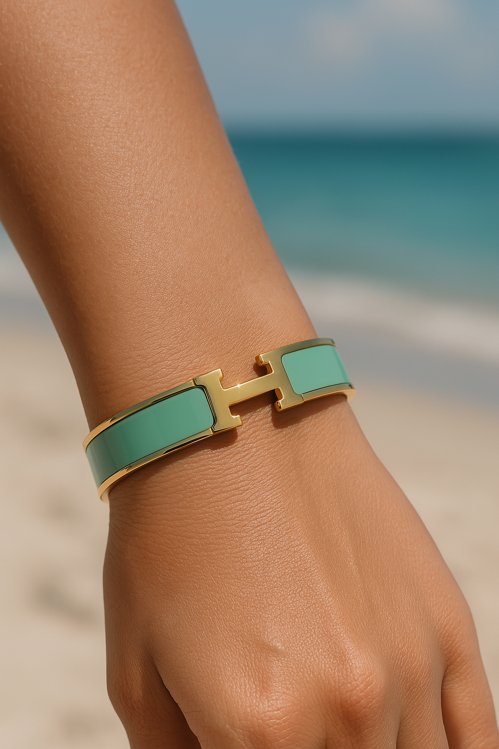 Amara Royale Bracelet | Green & Gold