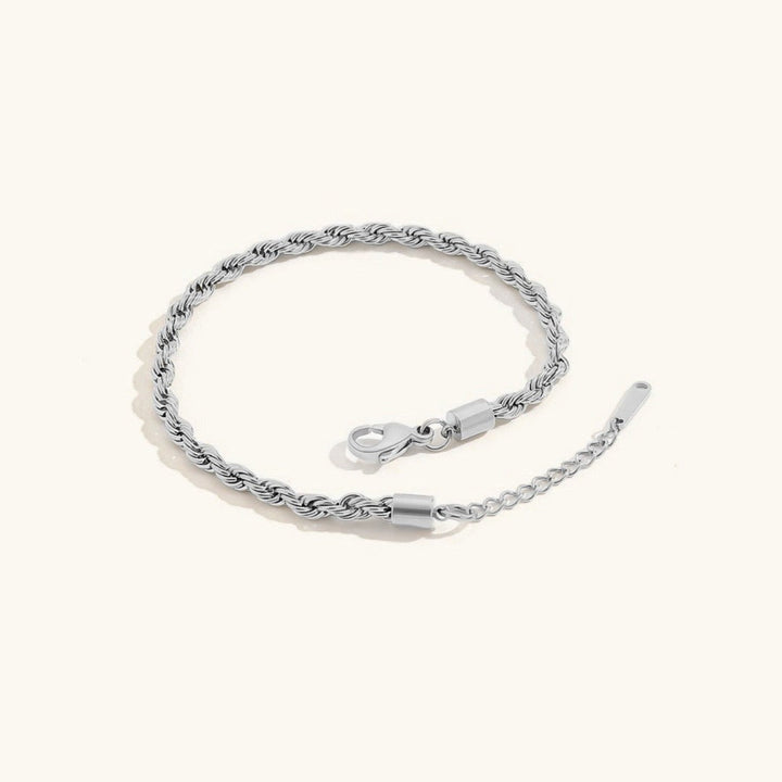 Nairi Rope Anklet | Silver