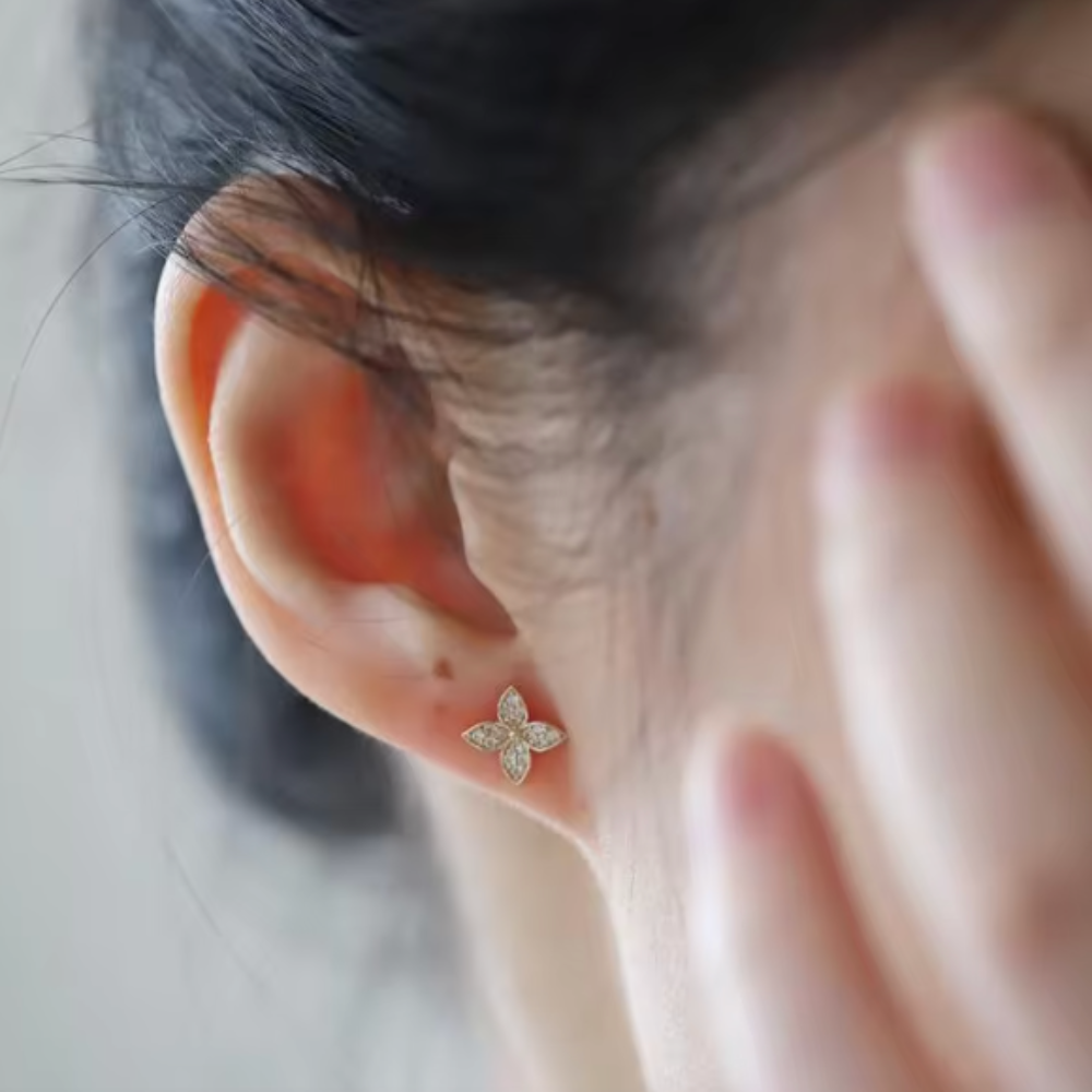 Daisy Earrings | Gold
