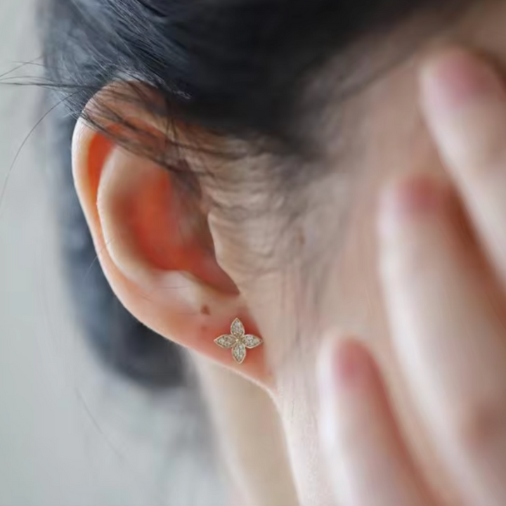 Daisy Earrings | Gold